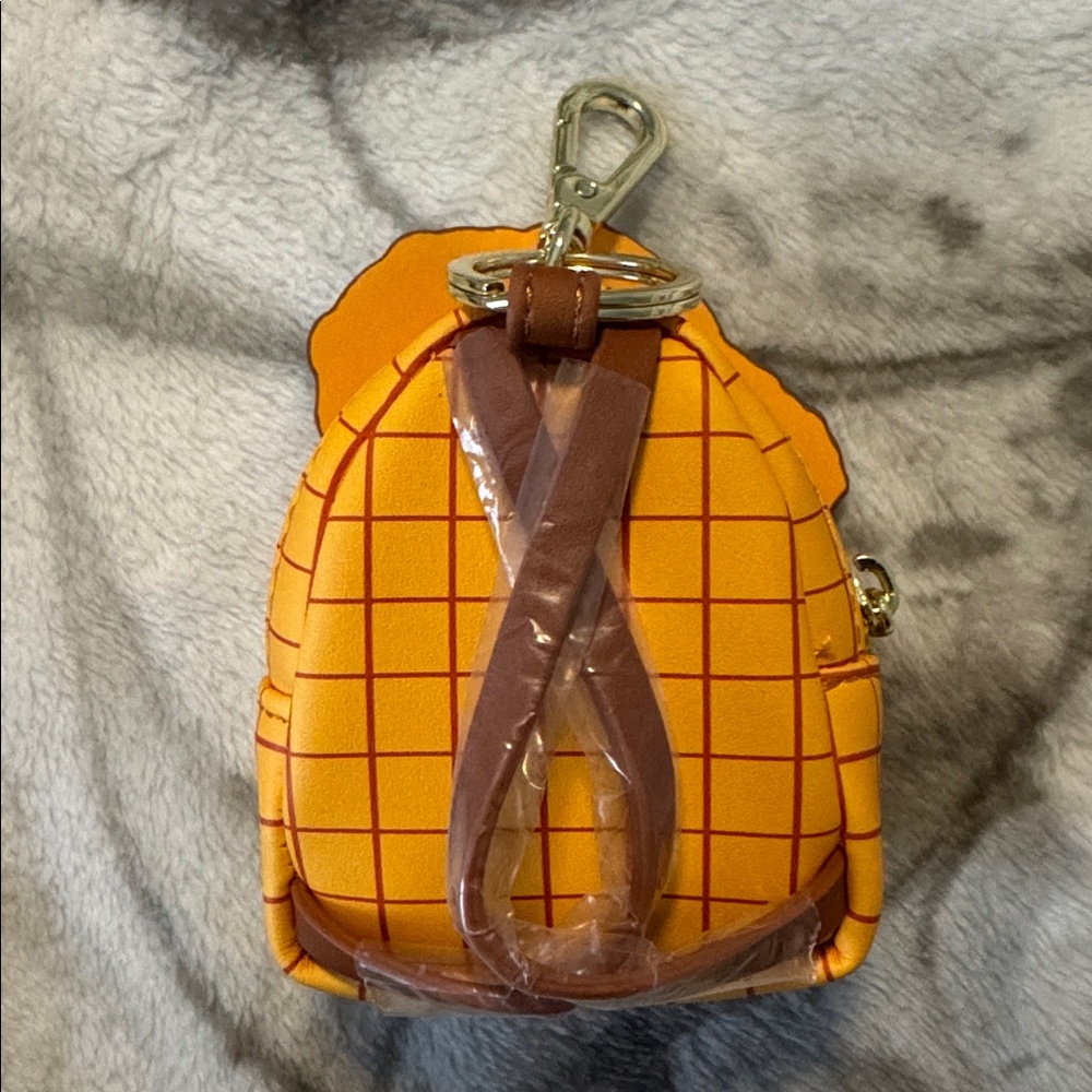 NWOT Pixar Loungefly Toy Story Mini Backpack Keychain Charm- Woody - Picture 3 of 4